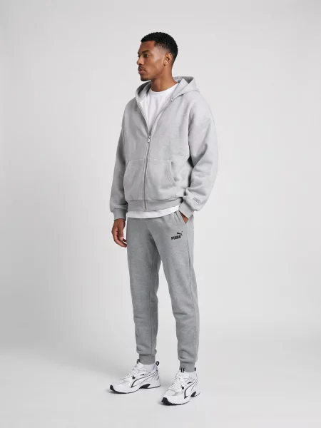 Pantaloni sport Puma cu autograf gri