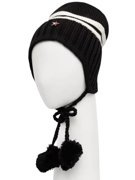 Tommy Jeans Kape / volneno bela črna