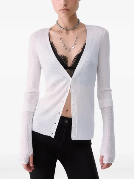 Cardigan Liu Jo de lână alb