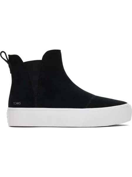 Pantofi Toms cu platformă negru