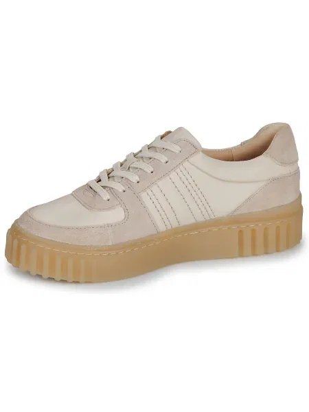 Pantofi Clarks din dantelă alb