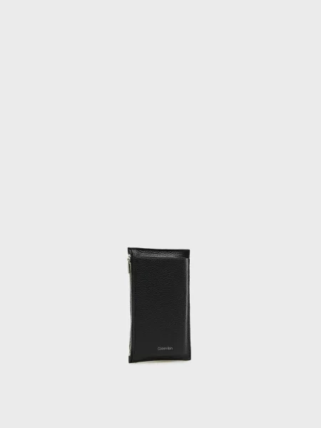 Кожаная сумка Calvin Klein черная