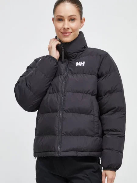 Dvostrana jakna Helly Hansen za žene za zimu oversize crna