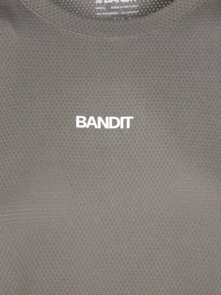 Decupat tricou Belly Bandit alergare gri