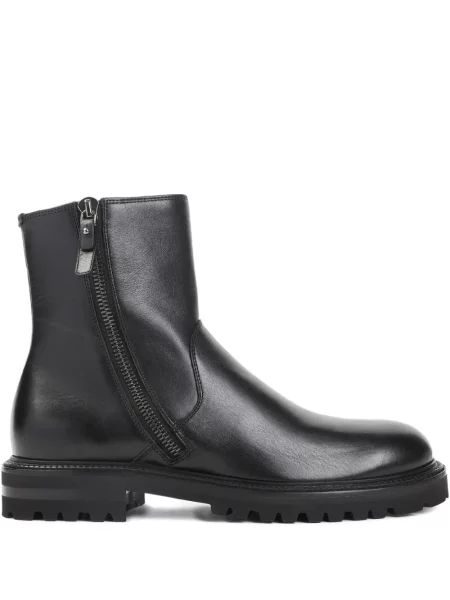 Botine Giorgio Armani din piele negru