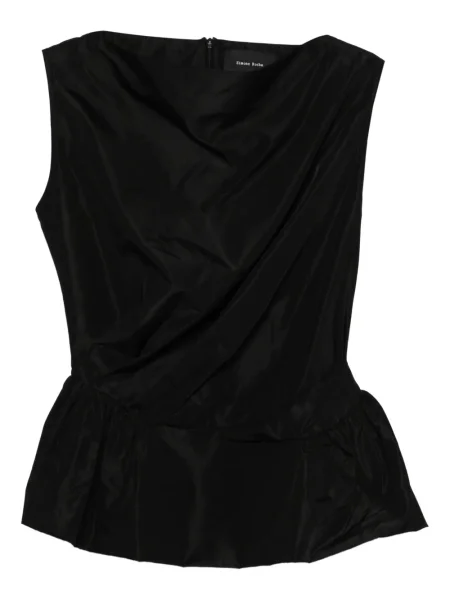 Cu peplum top Simone Rocha negru