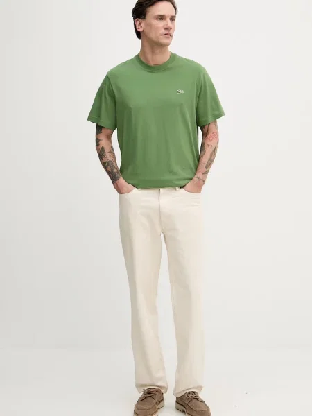Lacoste basic tričko zelené