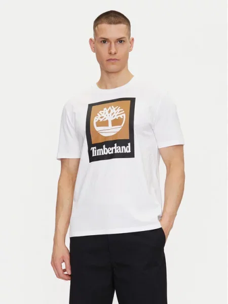 Timberland Majica Regular Fit bela