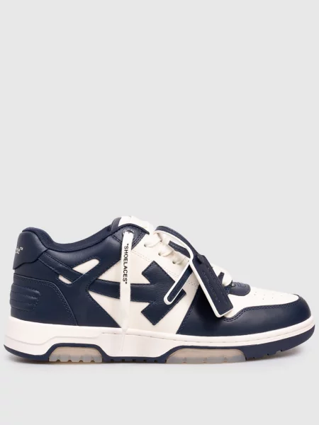 Шкіряні кросівки Out Of Office Off-white сині