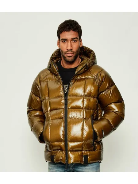 Geacă de puf | Oversize fit kaki