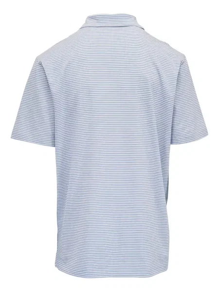 Polo Peter Millar cu dungi tricotate albastru