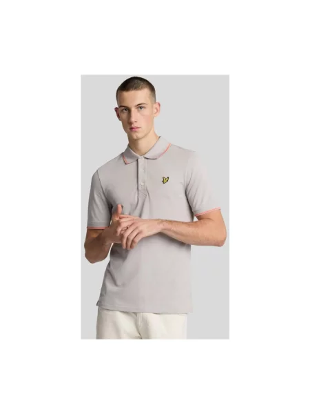 Koszulka polo Lyle & Scott szara