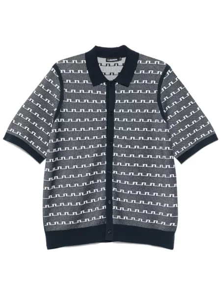 Жакардова риза J.lindeberg синьо