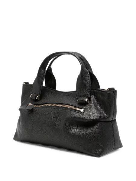 Geantă shopper Guess cu autograf negru