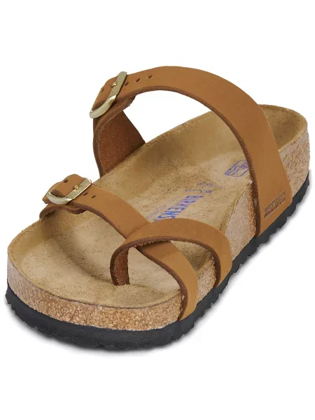 Šľapky Birkenstock hnedá