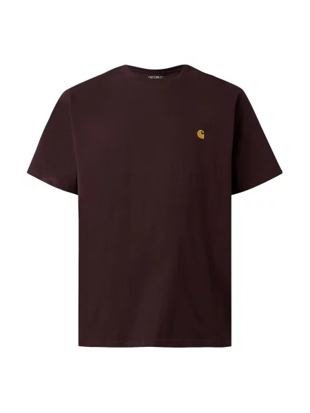 Carhartt WIP Tricou Chase închis maro