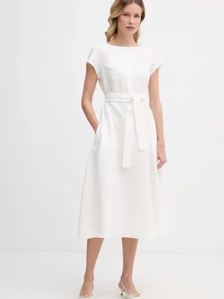 Weekend Max Mara сукня лляна ESORDIO