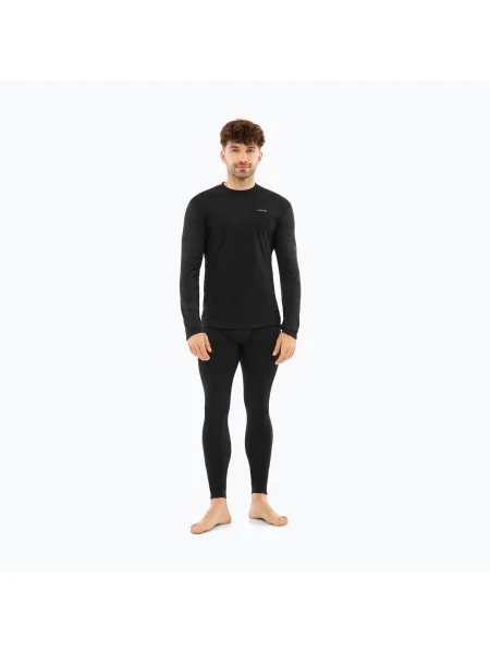 Set de lenjerie termoactivă pentru bărbați Viking Novena black negru