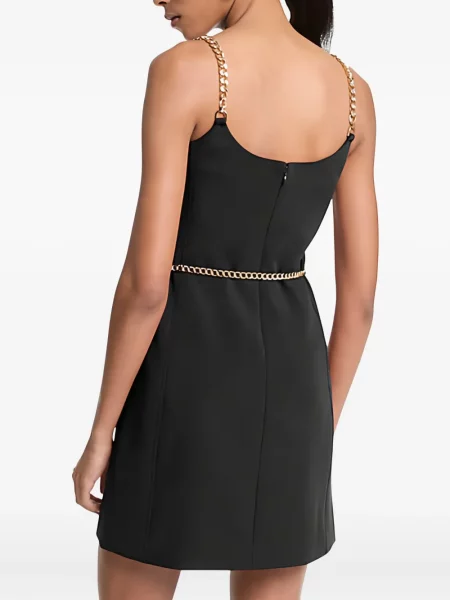 Rochie mini Michael Michael Kors cu glugă de costum negru