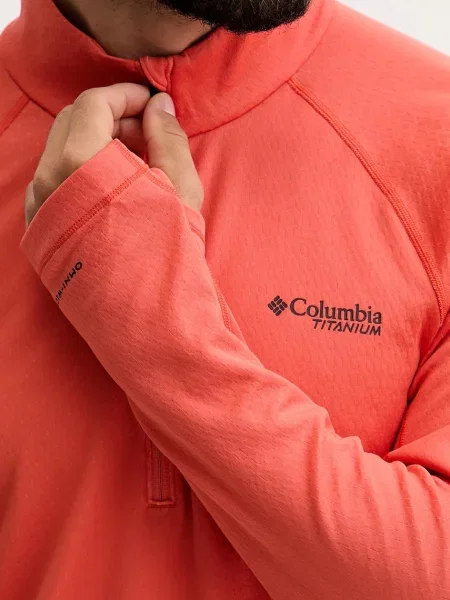 Спортивний лонгслів Columbia DriVenture однотонний помаранчевий