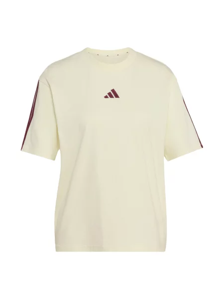 ADIDAS SPORTSWEAR Póló Essentials ekrü / bordó
