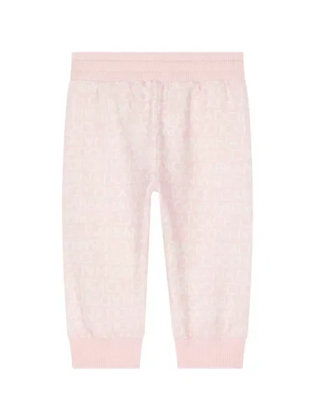Legginsy dziecięce Dolce And Gabbana różowe
