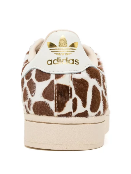 Leggings Adidas cu dungi alergare maro