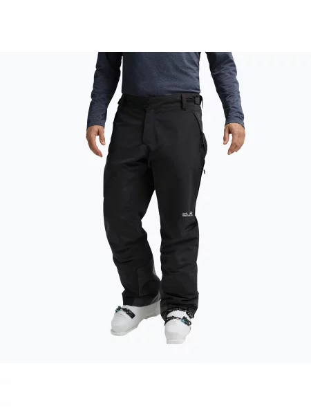 Pantaloni de schi pentru bărbați Jack Wolfskin Flowline 2L Ins black negru