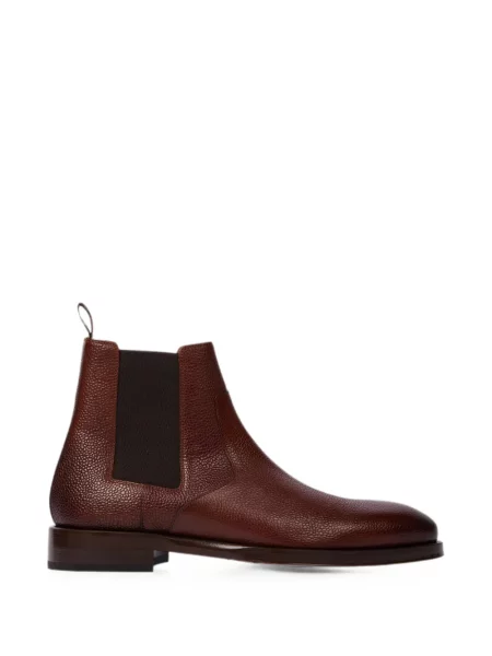 Botine Paul Smith din piele maro