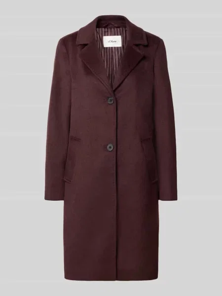 Płaszcz w kroju regular fit z dodatkiem wełny S.oliver Red Label