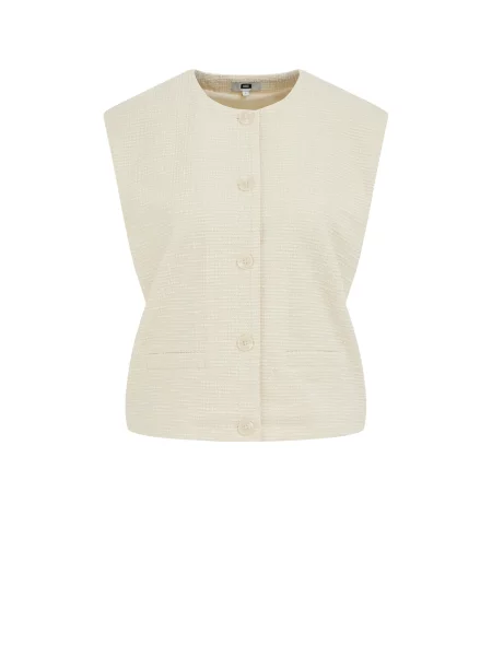 WE Fashion Vestă fildeş