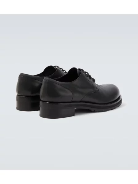 Pantofi derby The Row din piele negru
