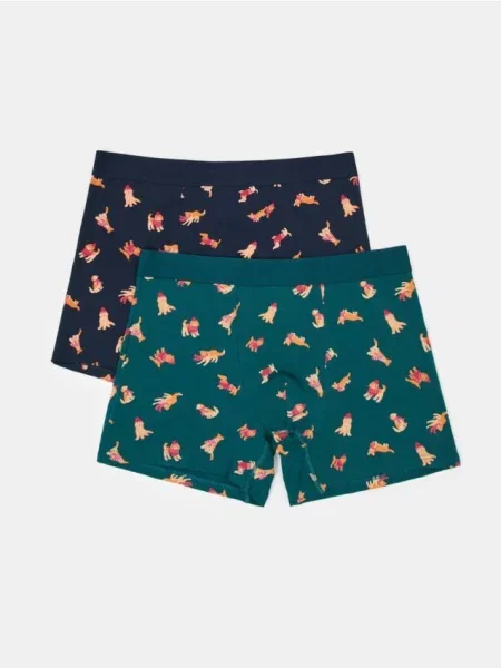Sinsay boxerky s motivem psů 2 pack vícebarevná