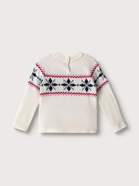 Pulover copii Tommy Hilfiger alb