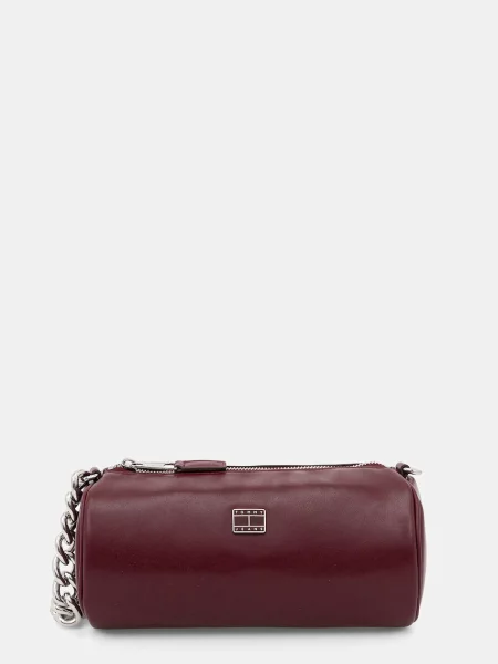 Tommy Jeans geantă bordo gri