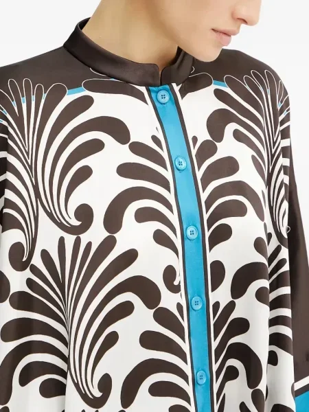 Top Luisa Spagnoli cu imagine maro