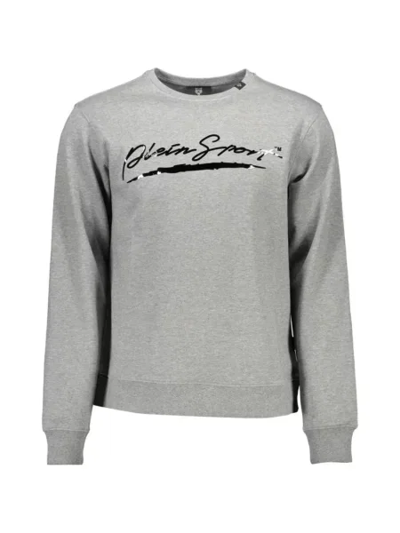 Pulover Plein Sport cu imagine gri