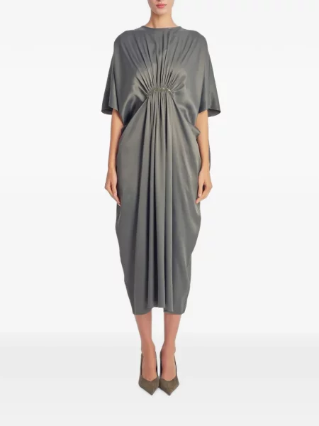 Rochie midi Irina Schrotter drapată gri