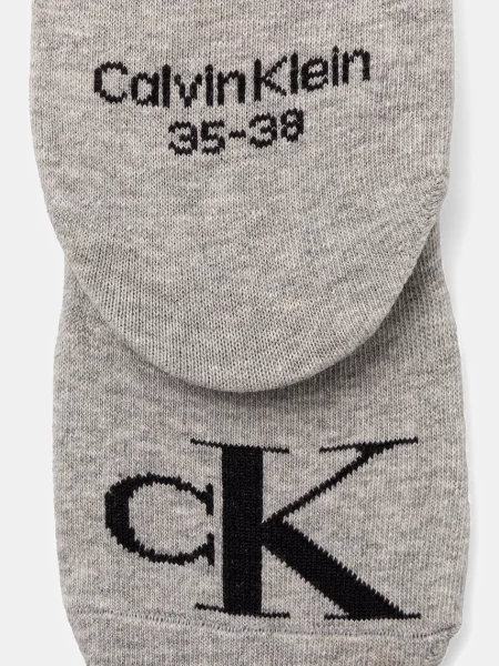 Calvin Klein Jeans ponožky s bavlnou šedé
