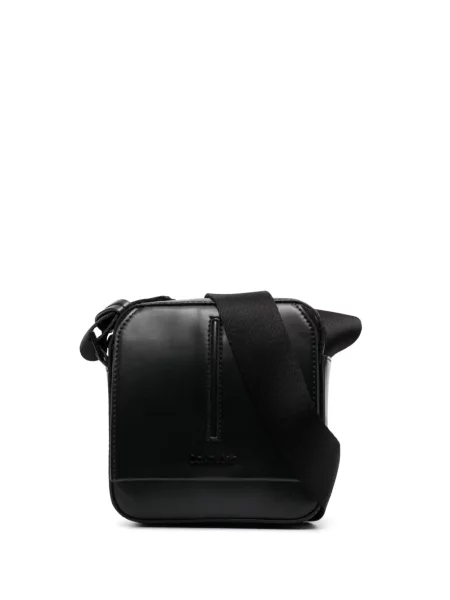 Geantă crossbody Calvin Klein cu autograf negru