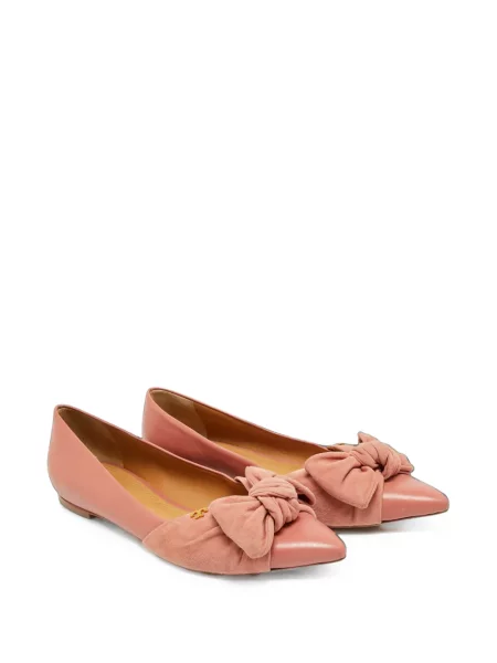 Balerini Tory Burch cu funde roz