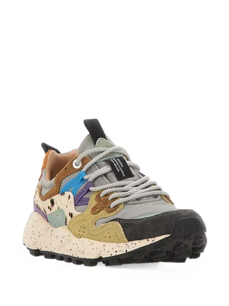 Sneakerși Flower Mountain cu model floral gri