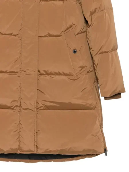 Paltas Woolrich su gobtuvu ruda