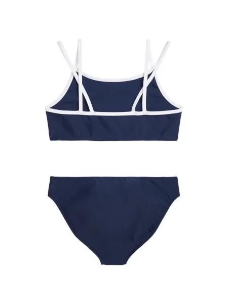 Bikini dziecięce Polo Ralph Lauren niebieskie