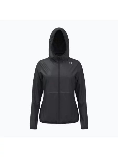 Geacă de alergare pentru femei Under Armour Velociti Pro Storm black/black/metallic silver negru