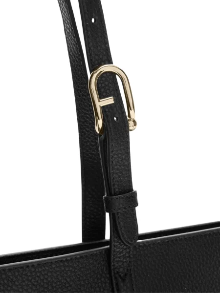 Geanta de piele Furla din piele negru