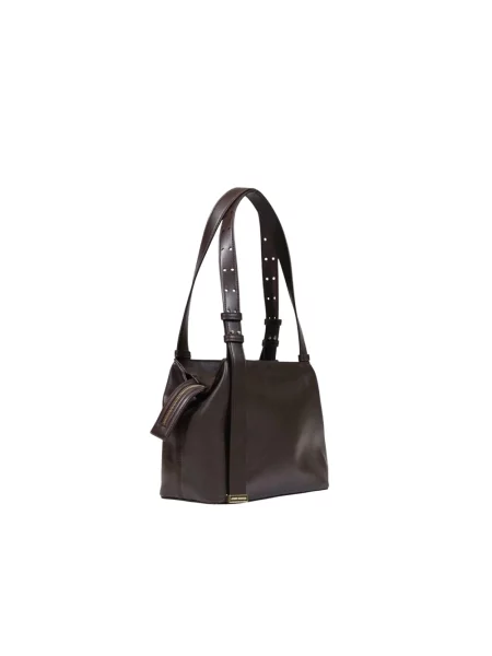 Armani Exchange Torebka ciemny brązowy