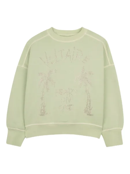 Dětska mikina Zadig & Voltaire zelená