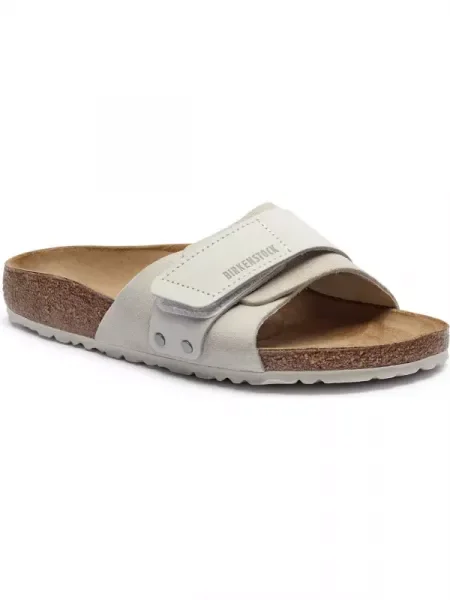 Birkenstock De piele șlapi Oita alb