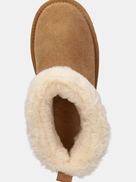 Замшевые сапоги Answear.lab коричневые